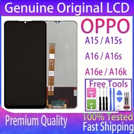For Original OPPO A15 A15s A16 A16s A16e A16k LCD Display Touch Screen Replacement