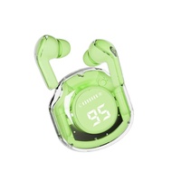 FLUFFY - Tws Air39 Headset Bluetooth 5.3 Nirkabel Layar Led Tranparan Suara Hifi