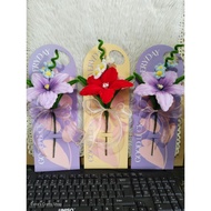 Valentines Day Flower Bouquet Card Made Of Fuzzy Wires