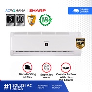 Sharp AC Split Standard Plasmacluster R32 Garuda Series 1/2 PK - AH-AP5BMY