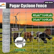 6 Kaki 50m Pagar Cyclone Pagar Lembu Cyclone Fence Pagar Kambing Rusa Kebun Durian Sawit Agro Fence