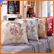 KKGOO Cushion Cover, Decorative Jacquard Pillowcase, 48x48cm Europe Style Home Decor Washable Throw 