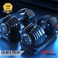 [Pre-Order] 95LBS (43KG)/65LBS (29.5KG) TEZEWA Quick Adjustable Dumbbell Smart Dumbbell (SINGLE PCS)