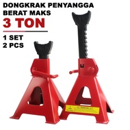 Dongkrak Jack Stand 3 Ton Set 2 Pcs Penahan Dongkrak 3 Ton Penyangga Dongkrak Mobil - 6720