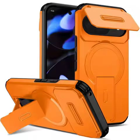 Armor Shockproof Magnetic Case For Google Pixel 10 9 Pro XL 9A Lens Protection Stand Bracket Wireles
