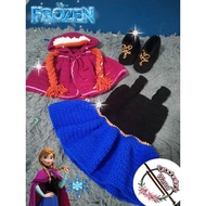Anna Frozen Costume Crochet Baby