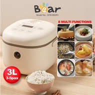 BEAR Rice Cooker Digital 8 multi functions Cooker 3L (DFB-B30R1)