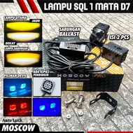 MATA LED BLUE LENS SHOOTER LAMP + 60 WATT FAN SET OF 2 PCS ALREADY INCLUDES BALLAST CONNECTION AND O