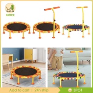 [Ihoce] Kids Trampoline Indoor Jumping Bed 40'' Round Child Sturdy Play Exercise Gift Quiet Suction 