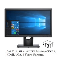 DELL D1918H 18.5" LED Monitor (WXGA, HDMI, VGA)