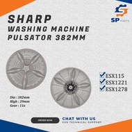 SHARP ESX115 / ESX1221 / ESX1278  WASHING MACHINE PULSATOR - 382MM - OEM