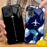 Aircraft Airplane Fly Travel 02 Glass Phone Case For Xiaomi POCO X3 X4 GT NFC X5 X6 PRO 5G F3 F4 F5 