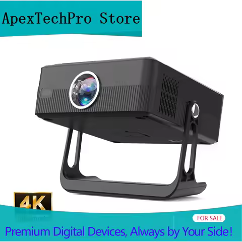 ApexTPk7 Projector Portable 4K 1080P 300ANSI Android 13.0 Wifi6 BT5.0 Auto Focus For Home Outdoor Ci