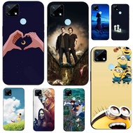 Case For realme C25 C25S Case Back Phone Cover Protective Soft Silicone Black Tpu movie Game of Thro