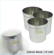 Liter Beras - Liter Beras 1 2 - Literan Beras 2 Liter Tebal