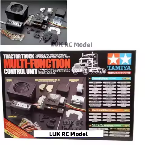 TAMIYA 1/14 RC Trailer Tractor Dumper Truck 56511 MFC01 Light Sound Unit Speaker DIY Parts Boy Gifts