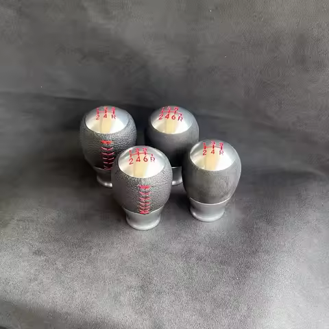 New 345g Anti Fur Leater 5 6 Speed Gear Shift Knob For Honda Civic TYPE R FK8 FL5 Fit GK5 GR9 Water 
