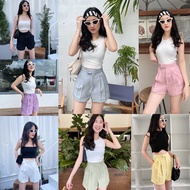 BB00 High Waist Shorts-Lolipop Shorts -Taya Fabrique