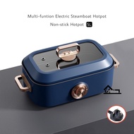 Multi Cooker Hot Pot Electric 5L - Dark Blue l Electric Grill l Multi Cooker l Steamboat l Steamer