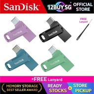 SanDisk Ultra Dual Drive Go Type C Type A 2-in-1 300mb/s 64GB 400mb/s 128GB 256GB DC3 12BUY.SG OS