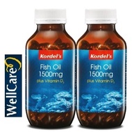 Kordel's Fish Oil 1500mg plus Vitamin D3 120’s x 2