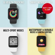 Y68 Kids Health Monitoring Smart Watch Black Electronic Sport Watch for Boys Girls Christmas Present