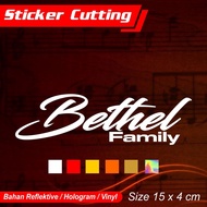 BETHEL FAMILY CUTTING STICKER SPIRITUAL CUTTING STICKER
