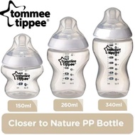 Tersedia Tommee Tippee Botol Susu Bayi Closer To Nature Clear 150Ml