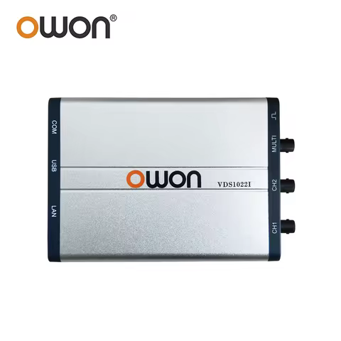 OWON VDS1022I 400V USB2.0 Isolation 5mV/div Virtual Oscilloscope VDS1022 40V 25MHz 100MSa/s 8 bits 5