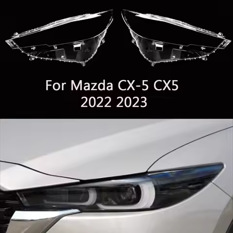 Car Headlamp Lens For Mazda CX-5 CX5 2022 2023 front Car Headlight Cover Lens Shell Lampcover Lampsh