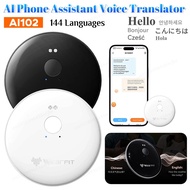 2025 Smart AI102 Translator Portable Language Bluetooth Translator 144 Language Real-time Voice Tran