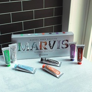 MARVIS original Italian toothpaste, available in 25ml, 75ml, and 85ml sizes, for fresh breath and co