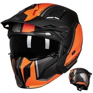 Off-Road Motorcycle Full Face Helmet Helmet Half Variable Retro Helmet Unisex Personality