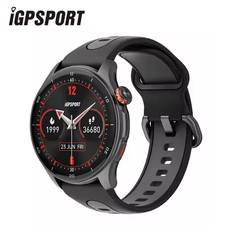 iGPSPORT LW10 Smartwatch 1.43in Heart Rate Monitoring Running Cycling Smartwatch with Blood Oxygen/H