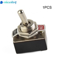 Toggle Switch Switch Toggle 6A/125V Black 12mm 2 Foot 2A/4A 440V & Below