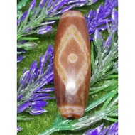 39.4mm X 13.6mm 红血丝一眼星辰天珠 1 Eyed Constellation Dzi CW0774