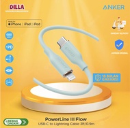 Anker Powerline III Flow USB-C To Lightning iPhone 3ft/0.9meter A8662
