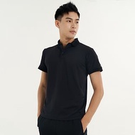 【GLADE.】Coach 高彈力機能Polo衫 (黑) | 教練制服 短袖上衣