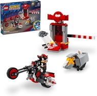 Hot Sonic Hedgehog Shadow Hedgehog Escape Building Block Set Motorcycle Toy Video Game Charact