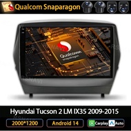 Andoird 14 Car Radio For Hyundai Tucson 2 LM IX35 2009 - 2015 DSP Viedo Player BT Multimedia Stereo 