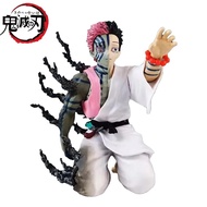 15cm Demon Slayer: Kimetsu no Yaiba Akaza Action Figure GK Statue Anime Figurine Toy