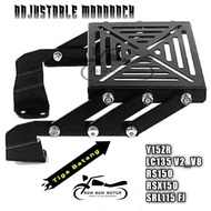 Y15ZR LC135 V2_V8 RSX150 RS150 Y16ZR MR3 DASH125 FI ALPHA ADJUSTABLE MONORACK 3 BAR