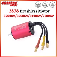 SURPASS HOBBY 2838 3200KV 3600KV 5100KV 5700KV Waterproof Brushless Motor For 1/16 RC Buggy Off-road