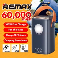REMAX Powerbank 60000mAh Fast Charging Big Capacity Camping Power Bank