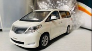 1/30 ALPHARD 20系 前期 白色 豐田原廠 金屬模型 可開左右趟門