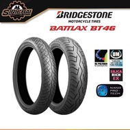 Bridgestone BT46 ยาง สำหรับ SCR950 / SR400 / T100 / T120 / STREET TWIN / INTERCEPTOR 650 / GT 650 / 