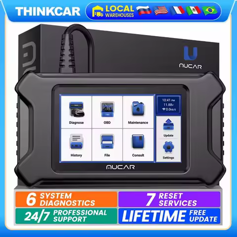 MUCAR CS6 OBD2 Scanner Diagnostic Tool 6 System Scan Tools 7 Reset Free Update for ABS SRS ECM TCM B