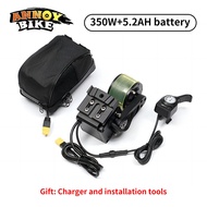 48V350W Electric Bicycle Booster with Battery 5.2AH 7.8AH Mountain Bike Modification Kit Accessories