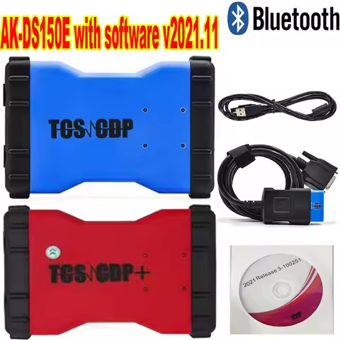 NEW AK DS-150 E With Bluetooth free Keygen V2021.11 For Delp DS-150E BT autom OBD2 Cars Trucks OBD I