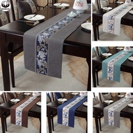 New Arrival Chinese Zen Table Runner Cotton Linen Pillowcase Long Dining Table Cloth 4 Seater 6 Seat